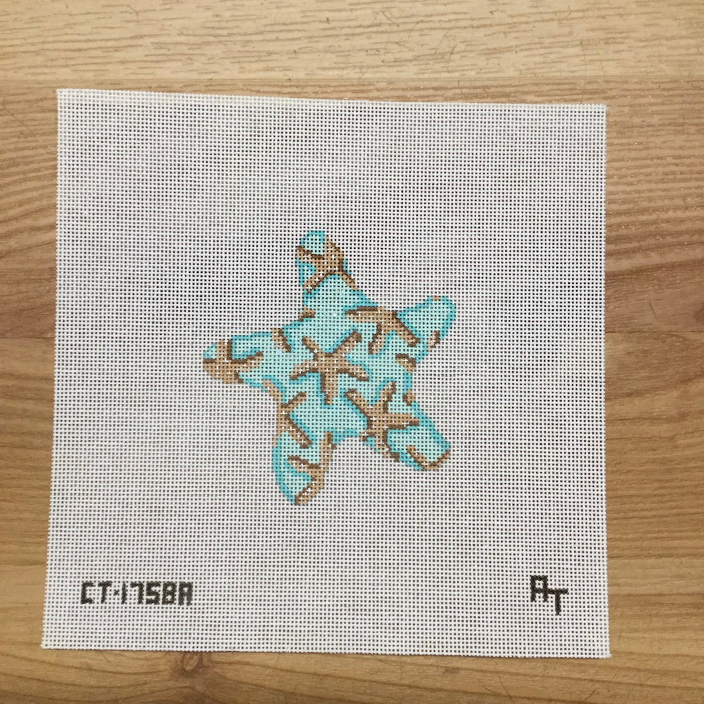 Starfish Canvas - KC Needlepoint