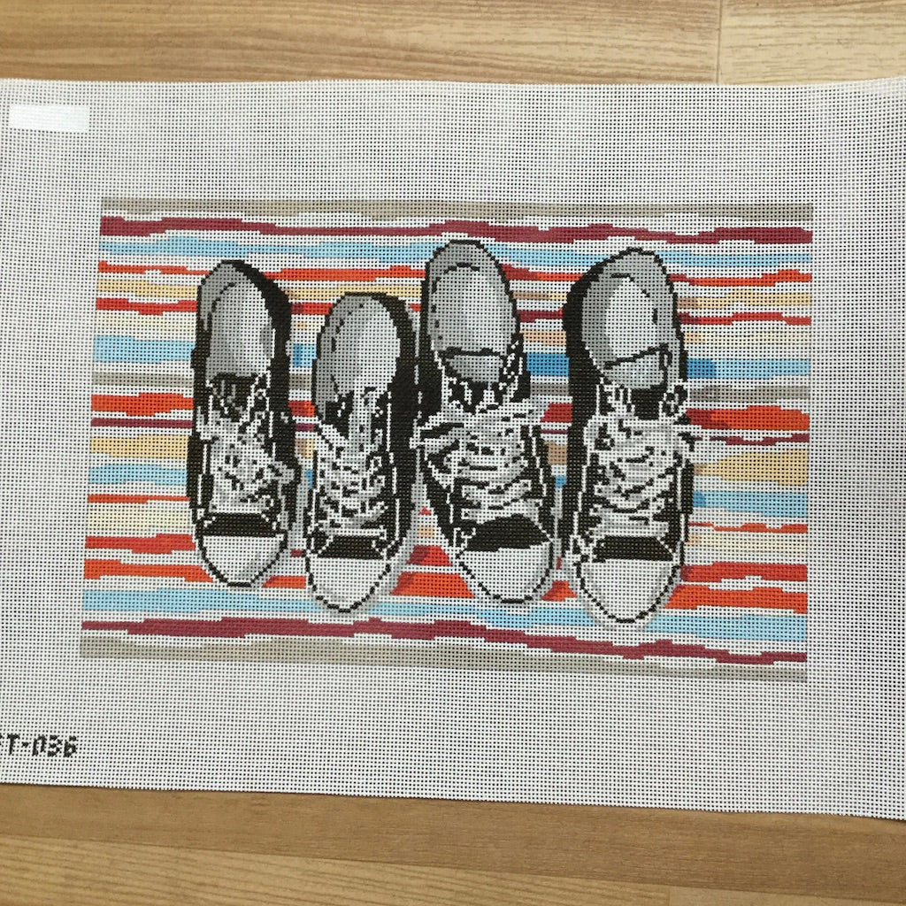 Converse Sneakers Canvas - KC Needlepoint