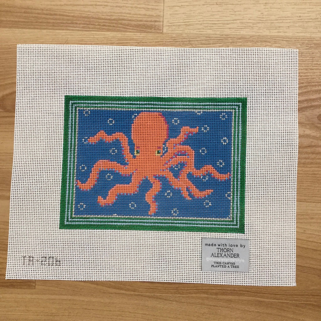 Octavius The Octopus Canvas - KC Needlepoint