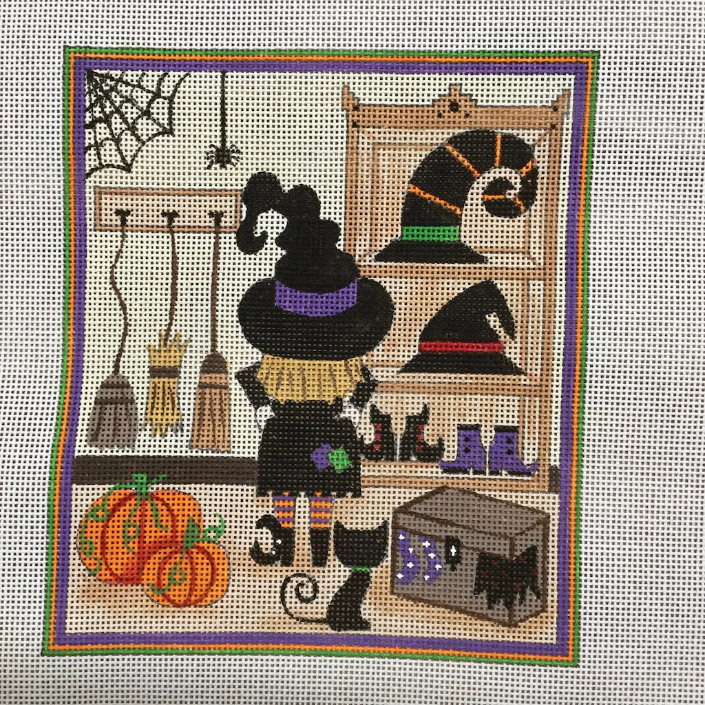 Witches Closet Canvas - KC Needlepoint