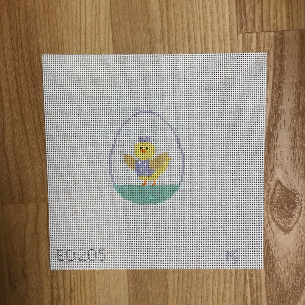Chick Egg Canvas - KC Needlepoint