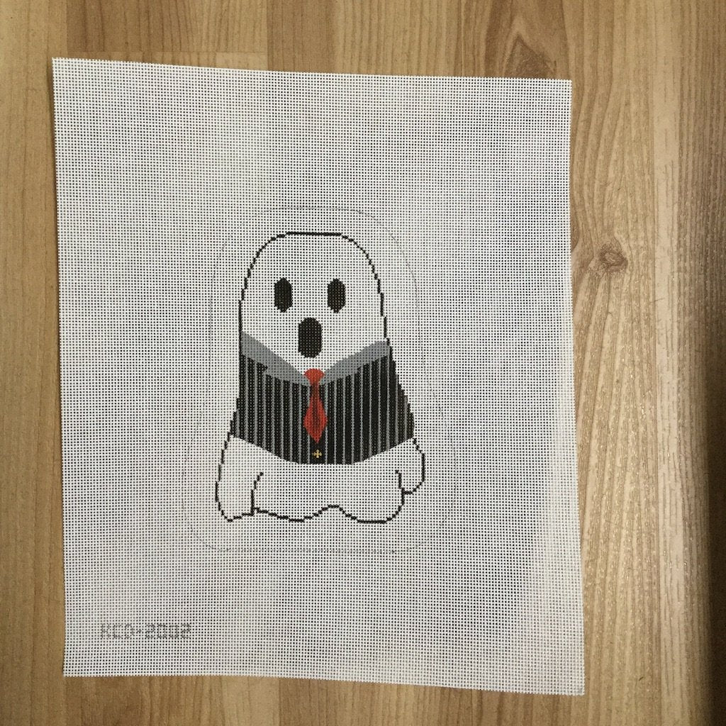 Benji the Zoot Suit Ghost - KC Needlepoint