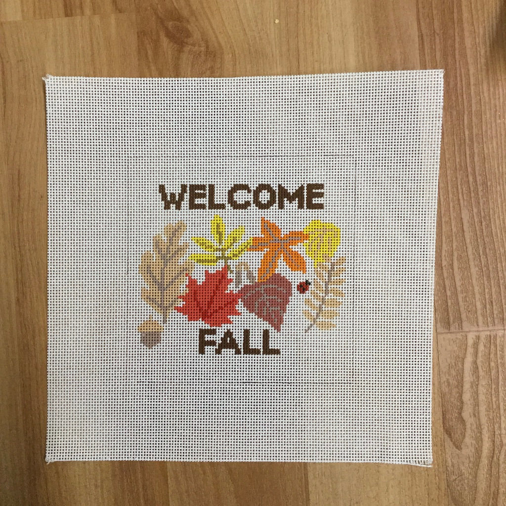 Welcome Fall Canvas - KC Needlepoint