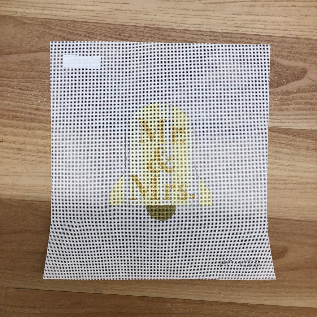 Mr. & Mrs. Bell Canvas - KC Needlepoint