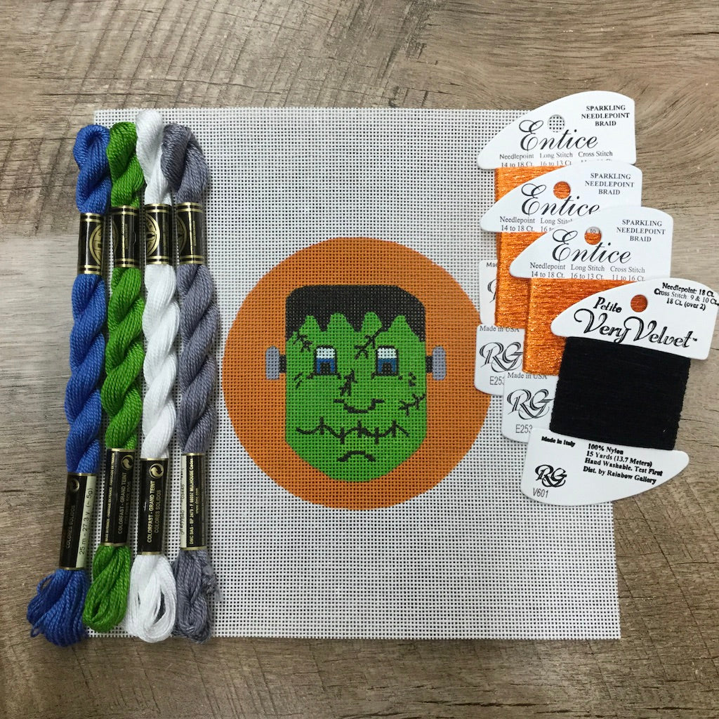 Frankenstein Needlepoint Kit - KC Needlepoint