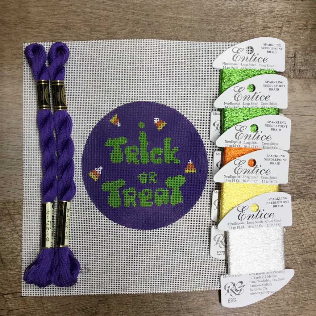 Trick or Treat Needlepoint Kit - KC Needlepoint