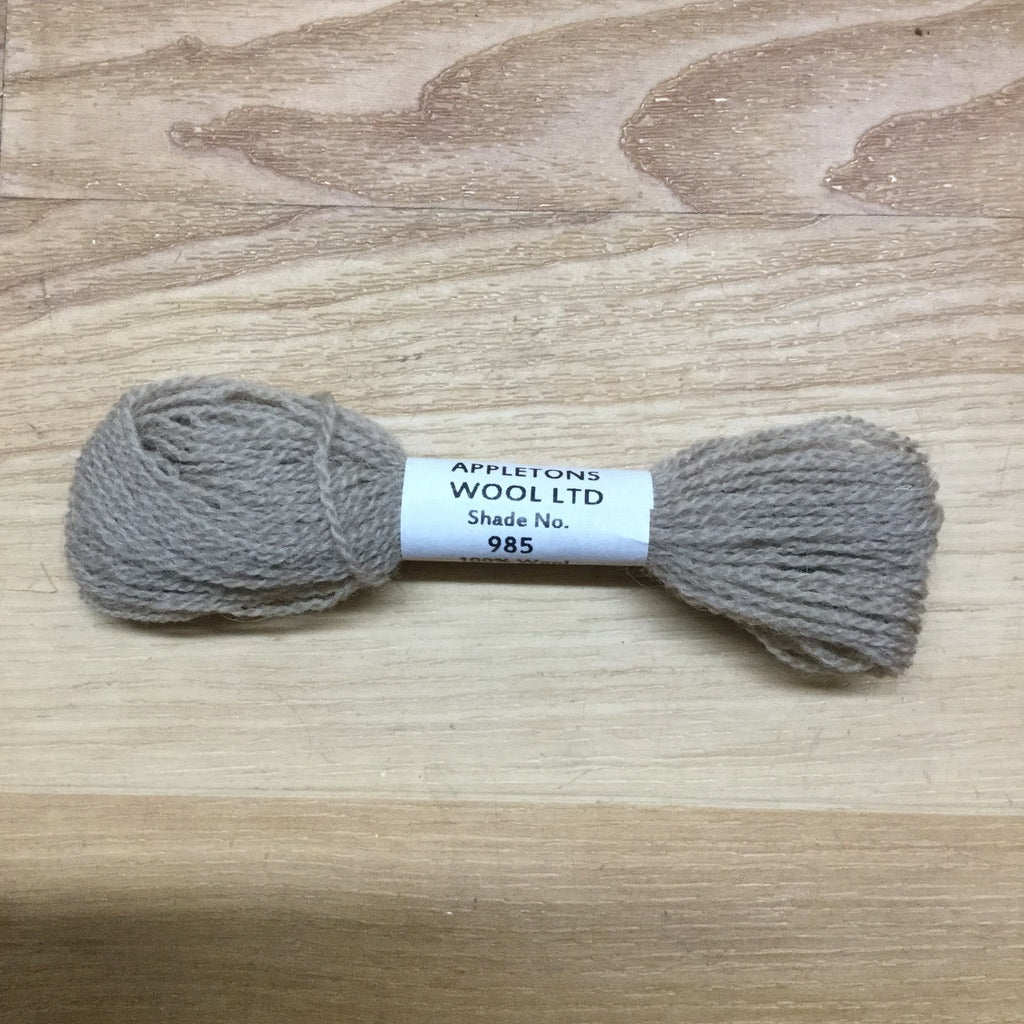 Appleton Crewel Wool 985 Putty - KC Needlepoint