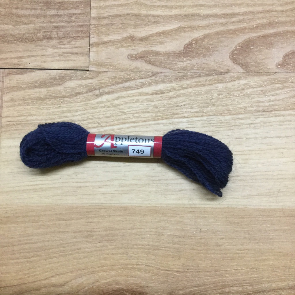 Appleton Crewel Wool 749 China Blue - KC Needlepoint