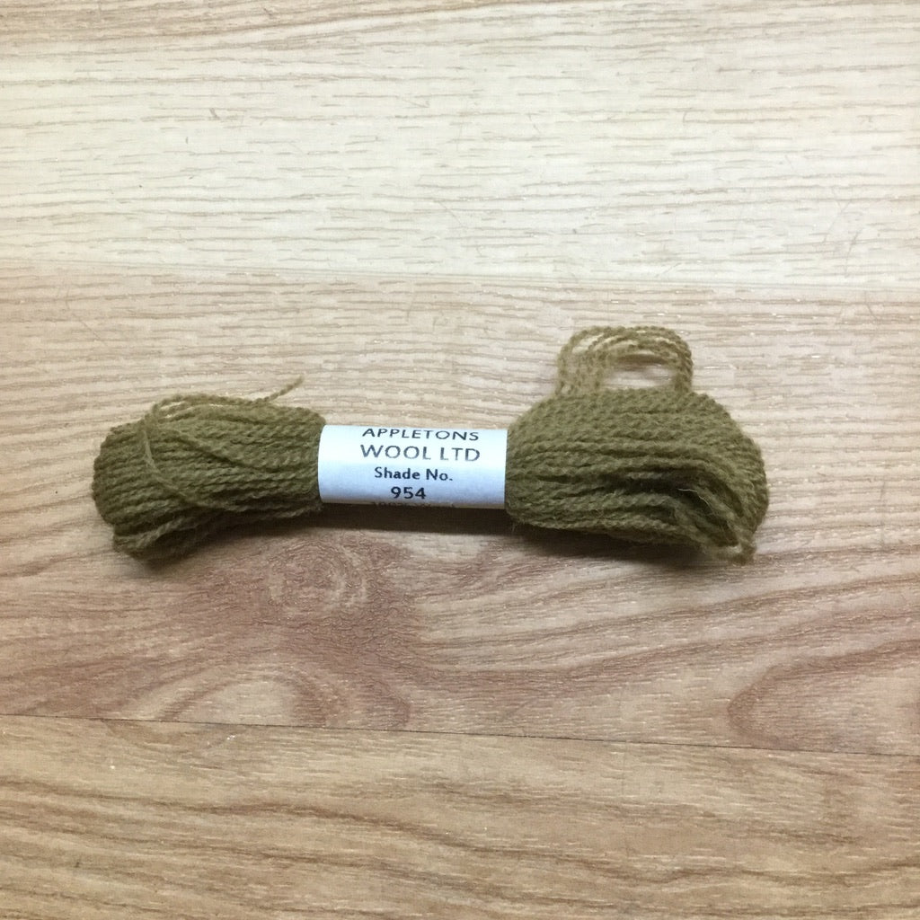 Appleton Crewel Wool 954 Drab Fawn - KC Needlepoint
