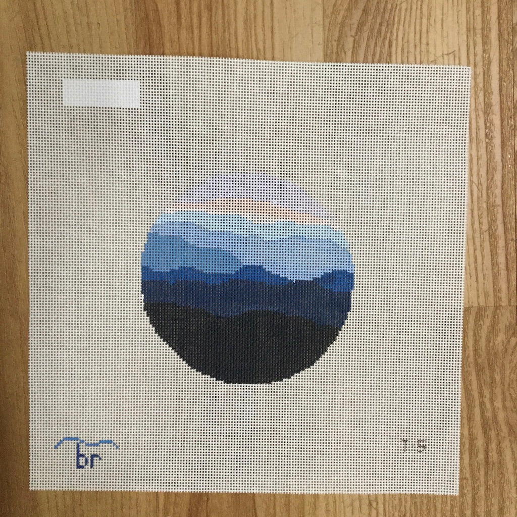 Sunset Ridge Canvas - needlepoint