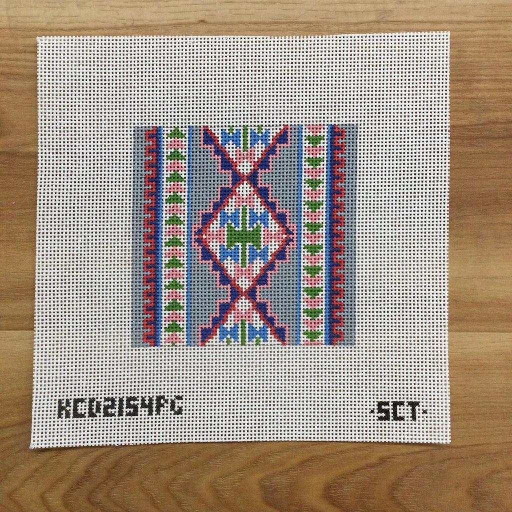 Arcadia Square Canvas - KC Needlepoint