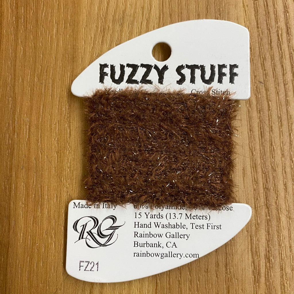 Fuzzy Stuff FZ21 Brown - KC Needlepoint