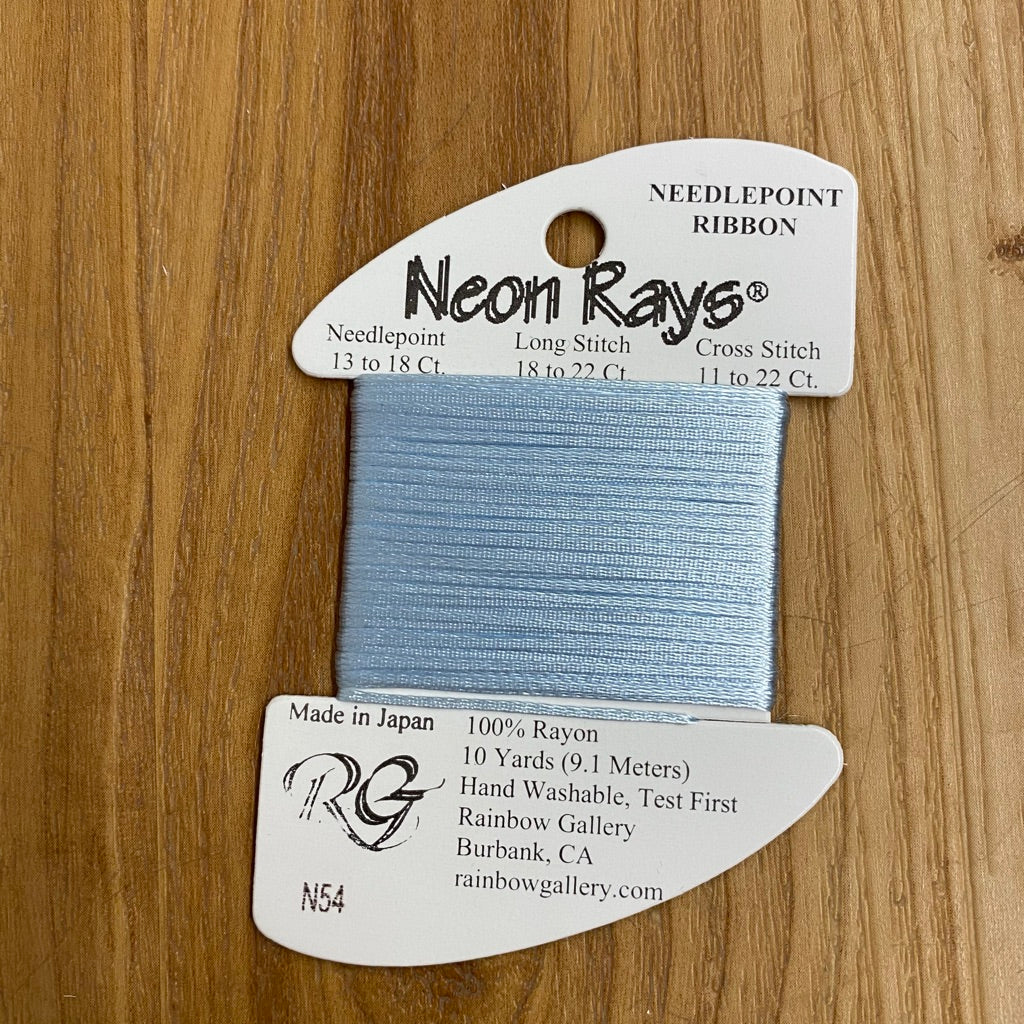 Neon Rays N54 Pale Blue - KC Needlepoint