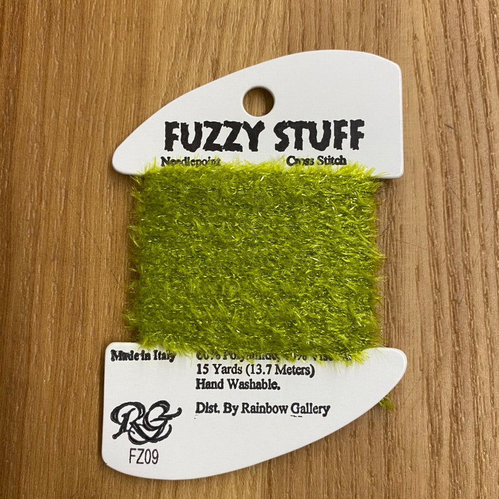 Fuzzy Stuff FZ09 Lime Green - needlepoint