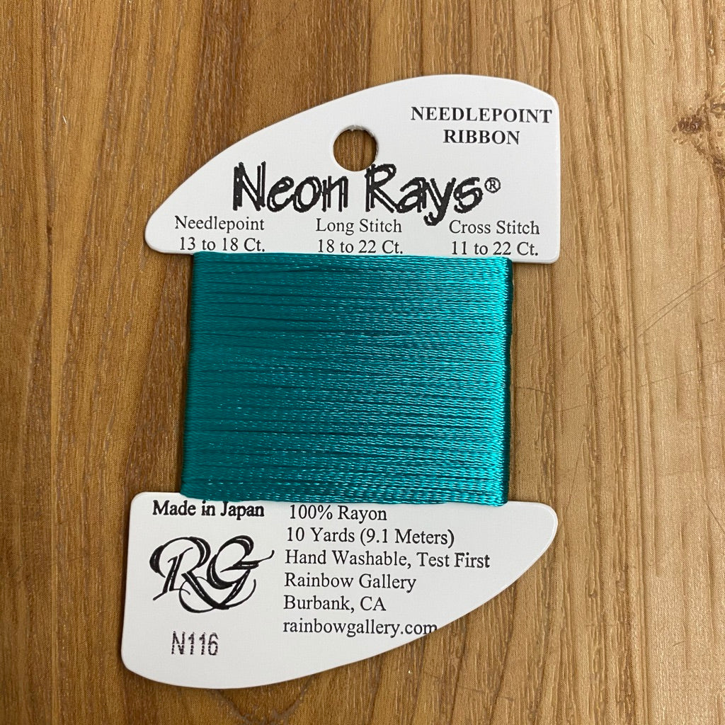 Neon Rays N116 Dark Seafoam - KC Needlepoint