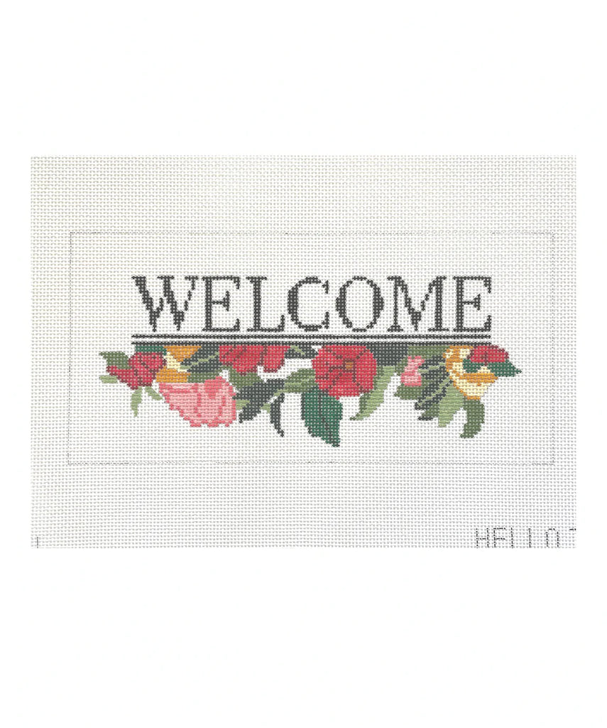 Welcome Sign Canvas - KC Needlepoint