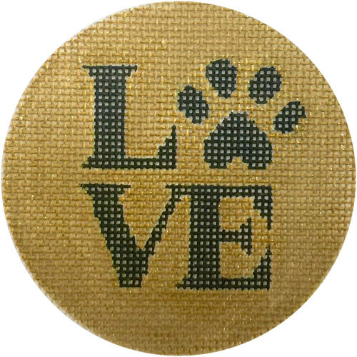 Love Paw Canvas - KC Needlepoint