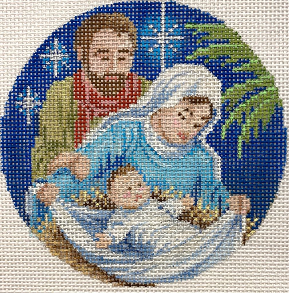 Holy Family Canvas - KC Needlepoint