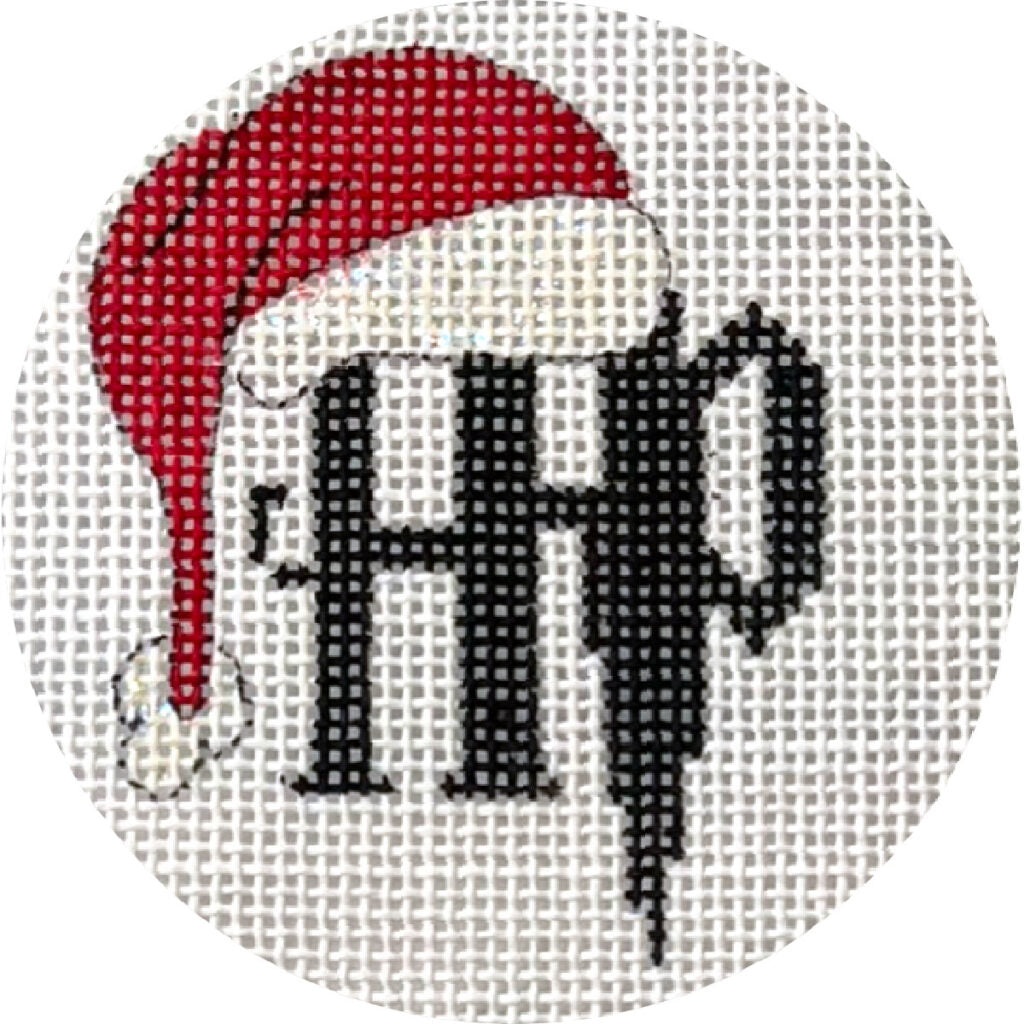 HP Santa Hat Canvas - KC Needlepoint