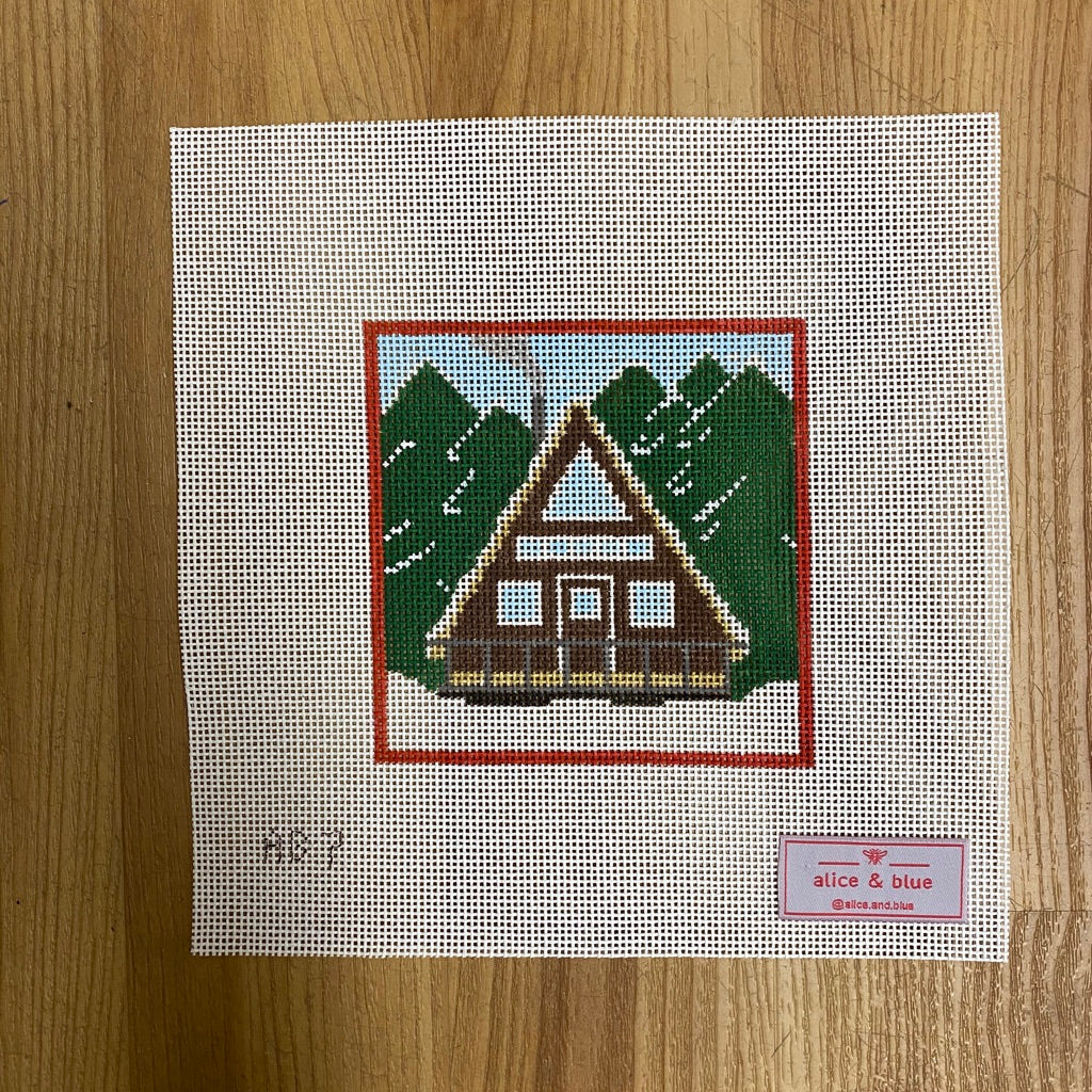 Chalet All Day Canvas - KC Needlepoint