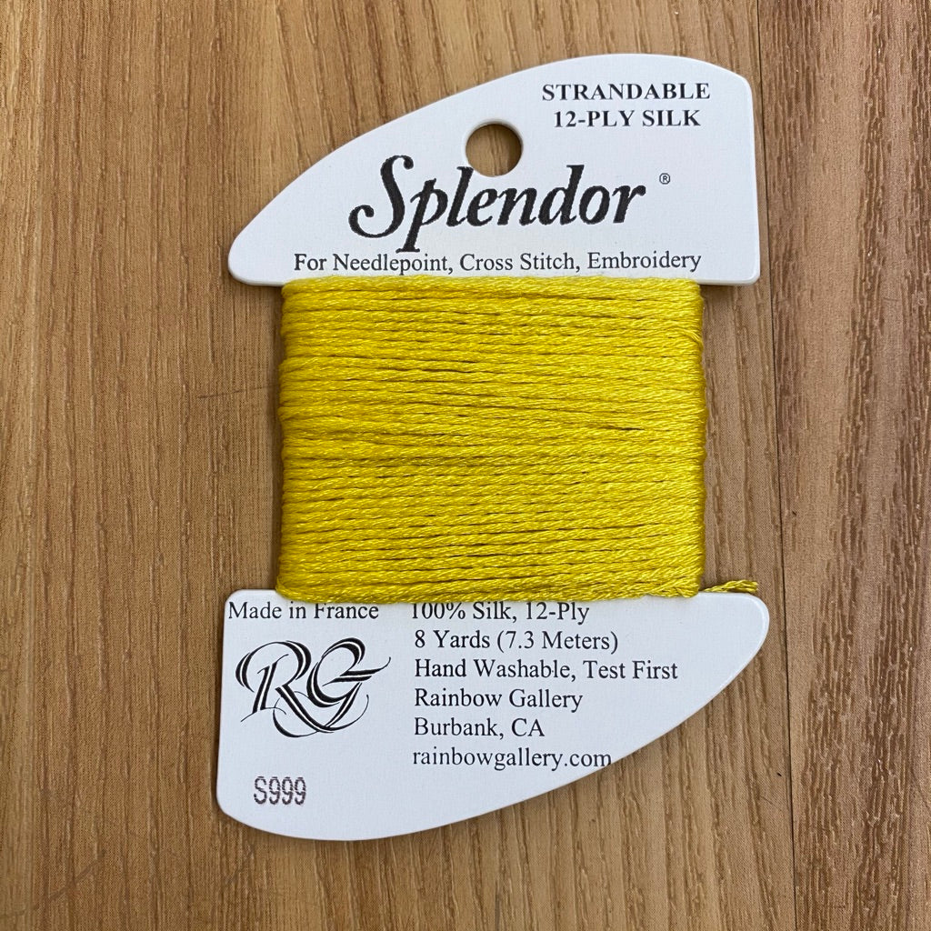 Splendor S999 Brite Yellow - KC Needlepoint
