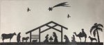 Nativity Silhouette Canvas - KC Needlepoint