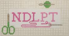 NDLPT Pink Canvas - KC Needlepoint