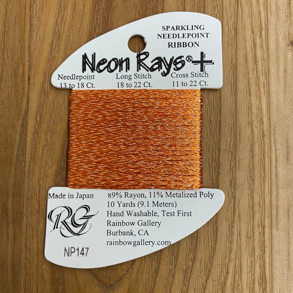 Neon Rays+ NP147 Persimmon - KC Needlepoint