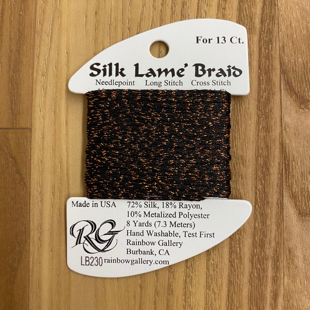 Silk Lamé Braid LB230 Bronze - KC Needlepoint
