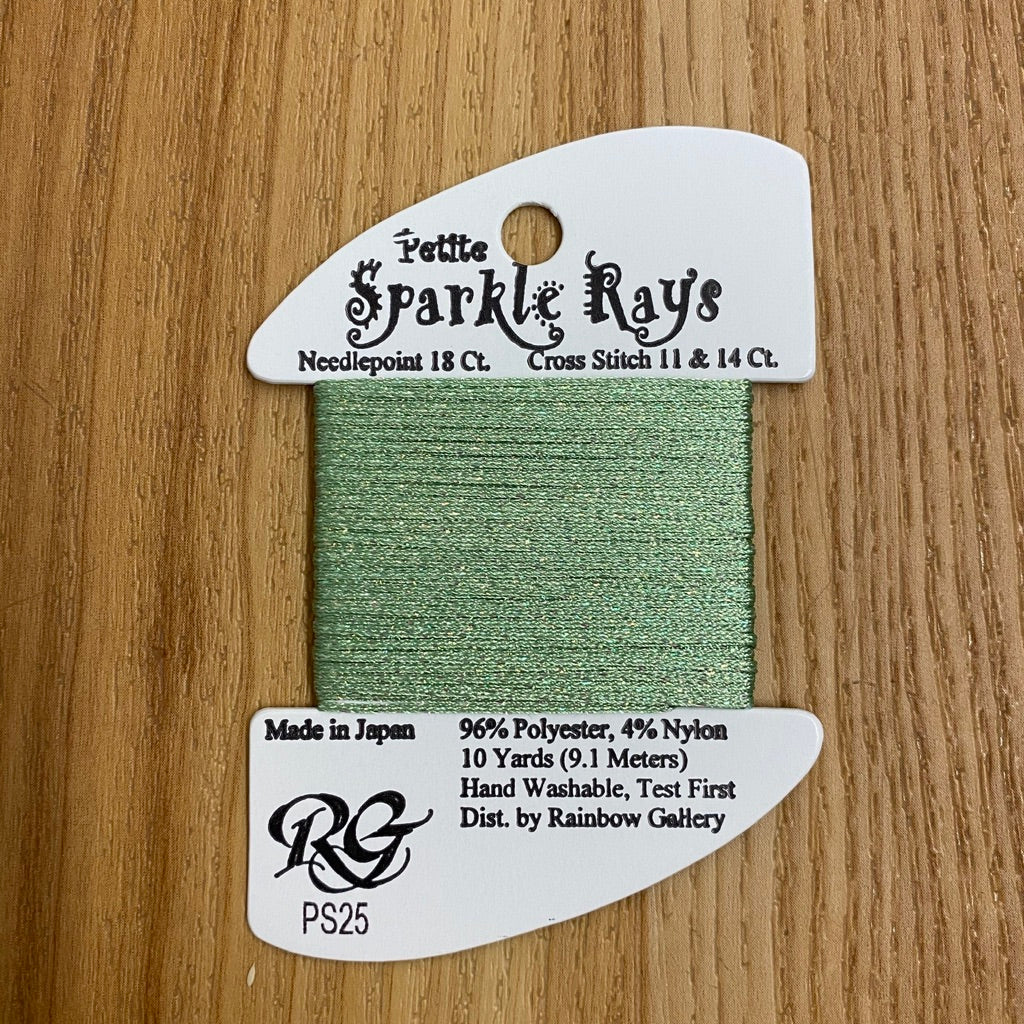 Petite Sparkle Rays PS25 Sea Green - needlepoint