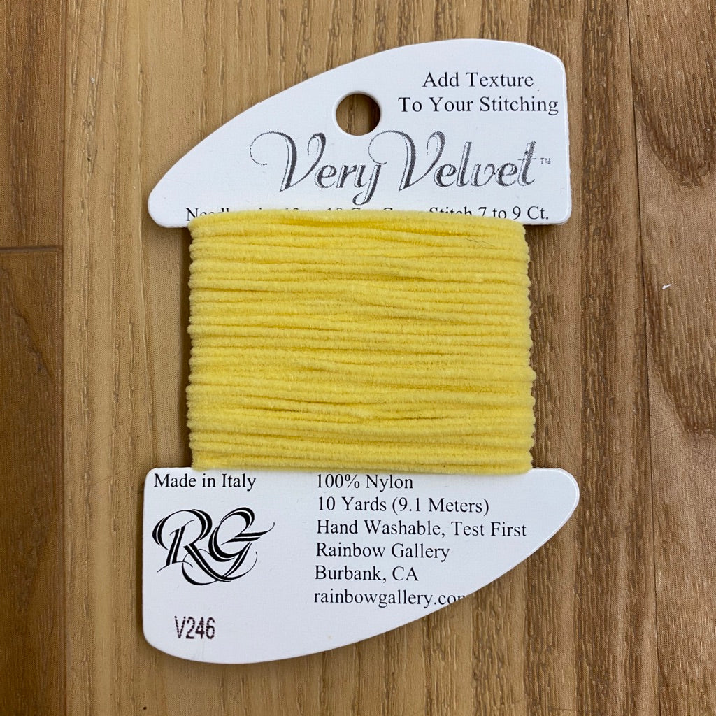 Very Velvet V246 Medium Yellow - KC Needlepoint