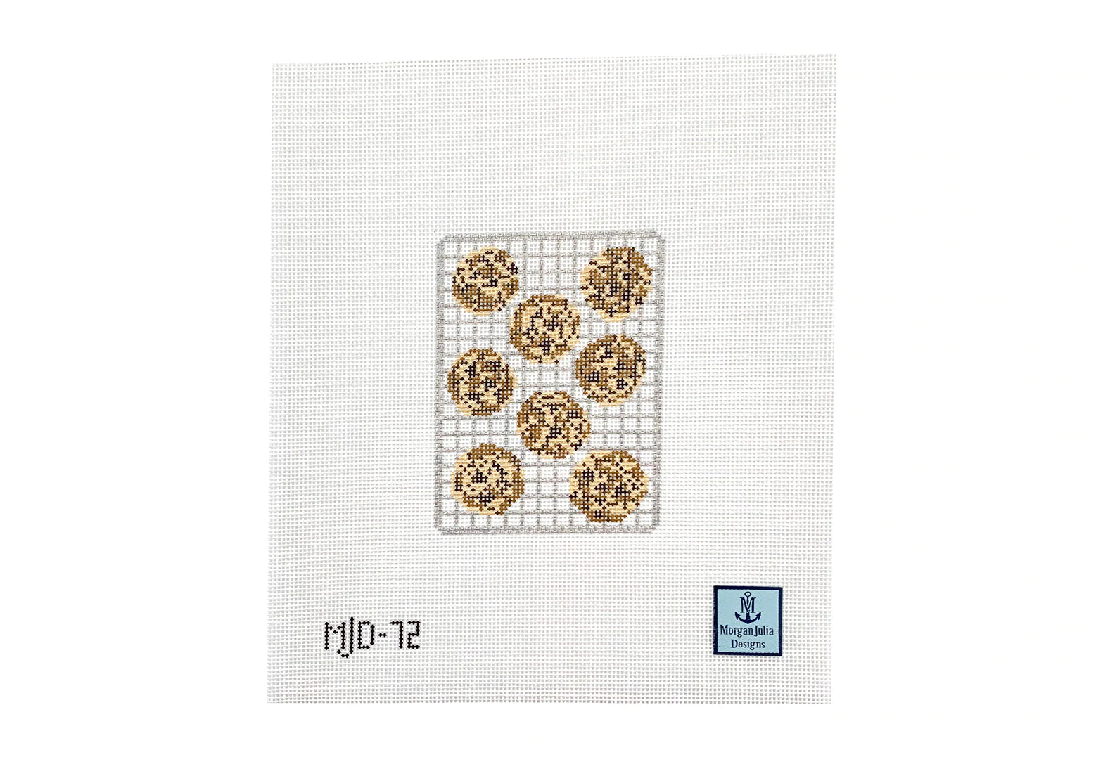 Chocolate Chip Cookies Canvas - KC Needlepoint