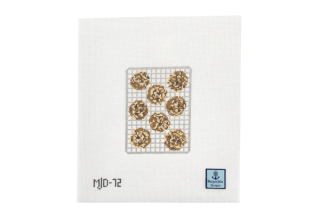 Chocolate Chip Cookies Canvas - KC Needlepoint