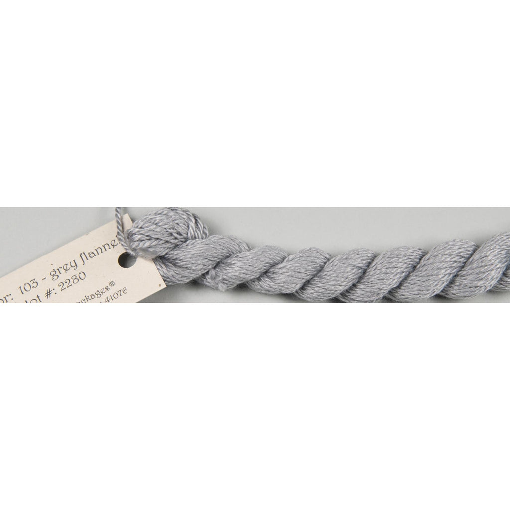 Silk & Ivory 103 Grey Flannel - KC Needlepoint