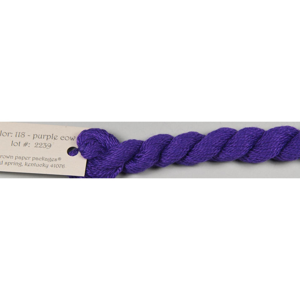 Silk & Ivory 118 Purple Cow - KC Needlepoint