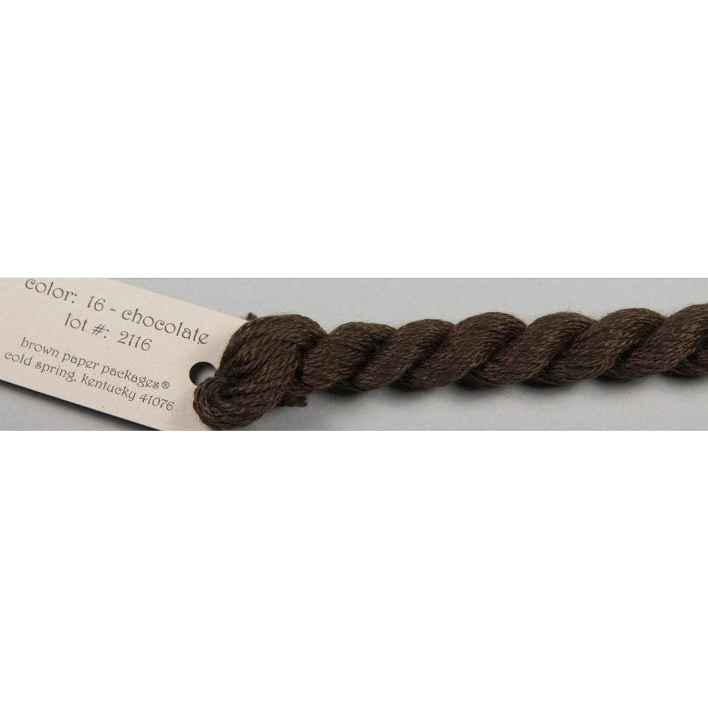 Silk & Ivory 016 Chocolate - KC Needlepoint
