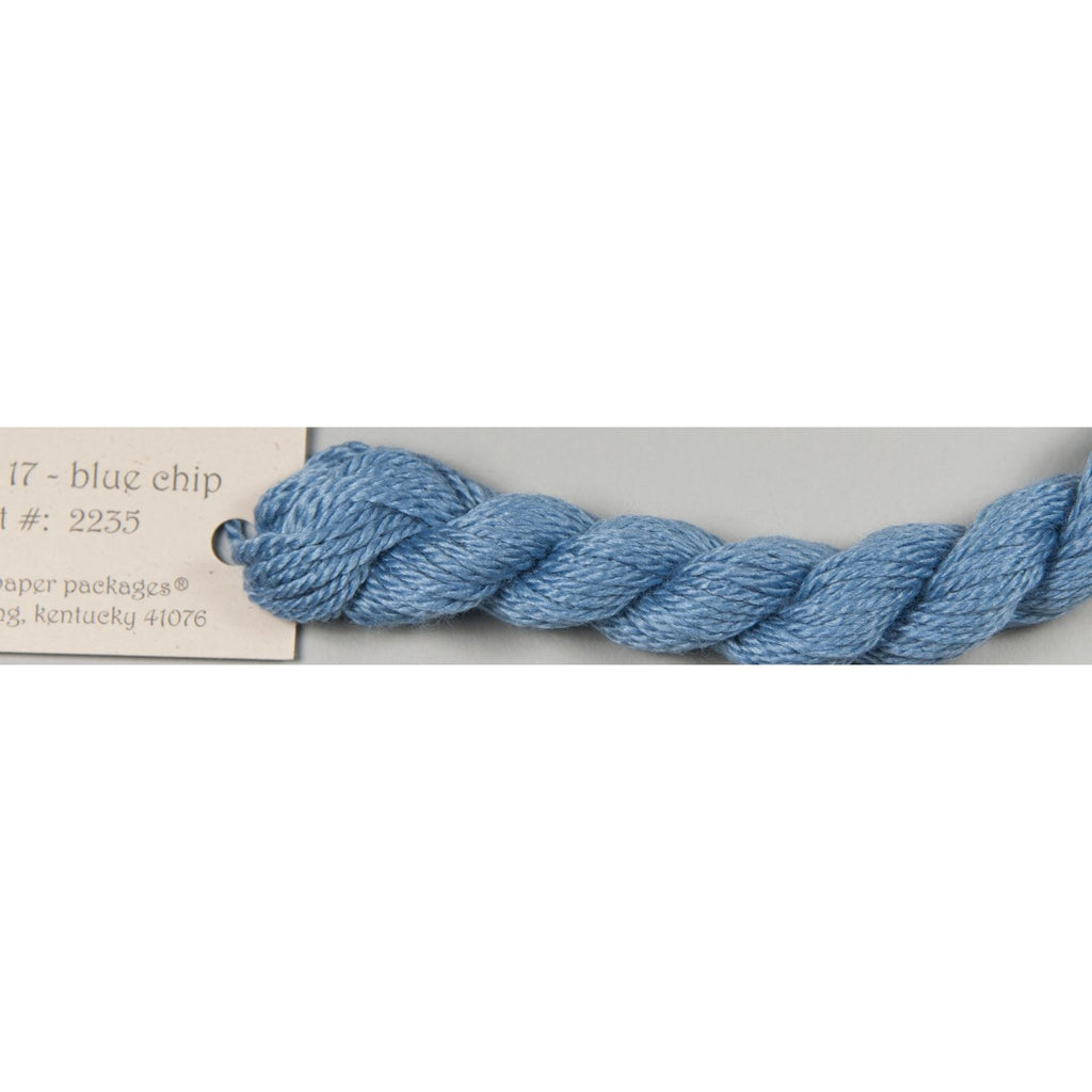 Silk & Ivory 017 Blue Chip - KC Needlepoint