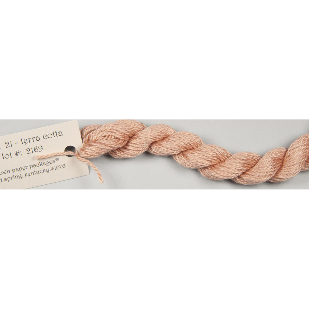 Silk & Ivory 021 Terra Cotta - KC Needlepoint