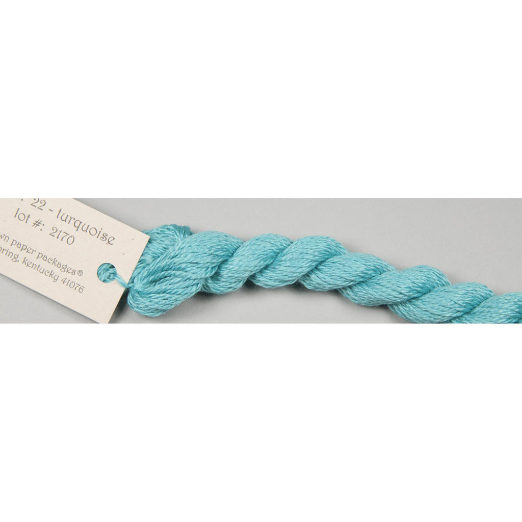 Silk & Ivory 022 Turquoise - KC Needlepoint