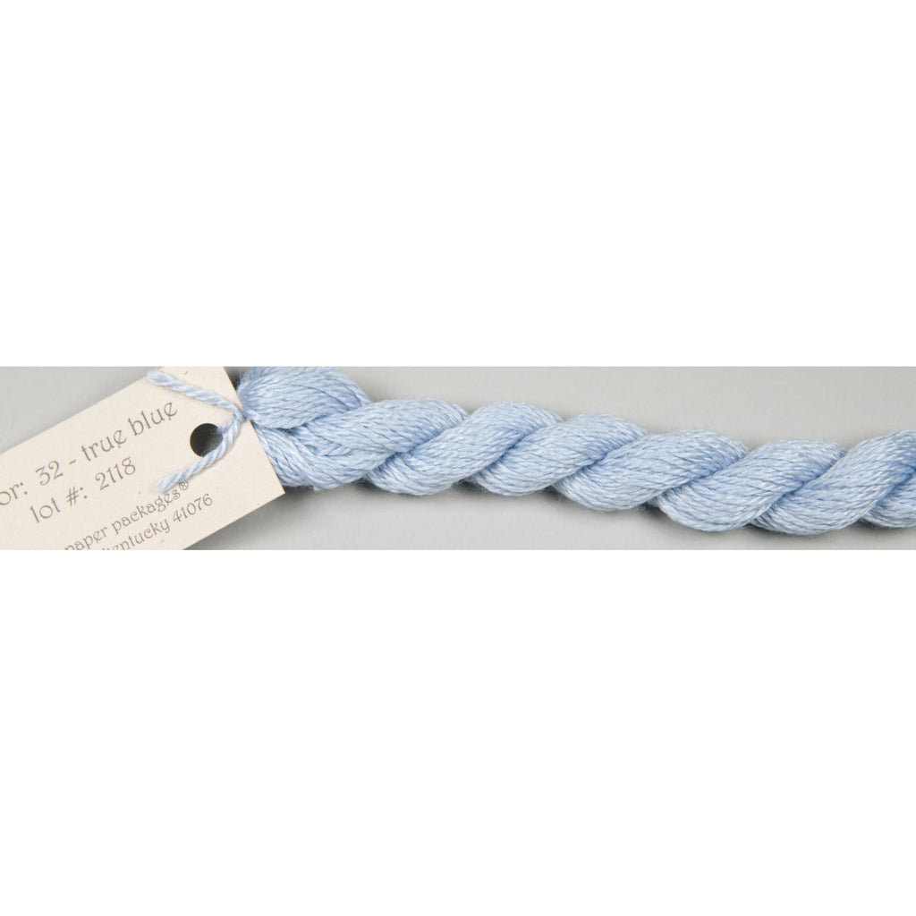 Silk & Ivory 032 True Blue - KC Needlepoint