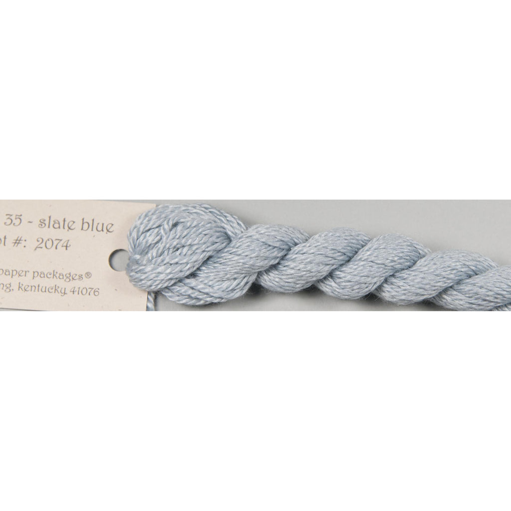 Silk & Ivory 035 Slate Blue - KC Needlepoint