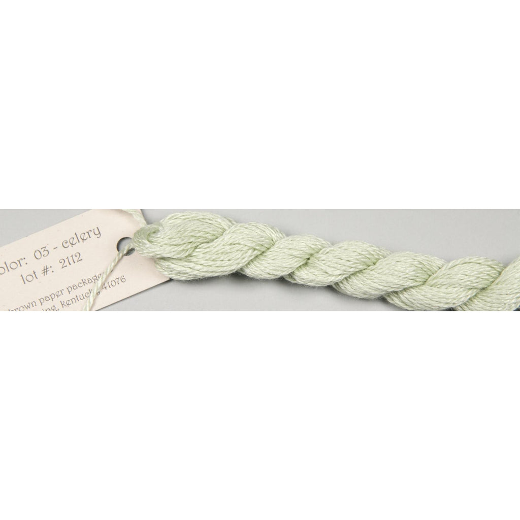 Silk & Ivory 003 Celery - KC Needlepoint