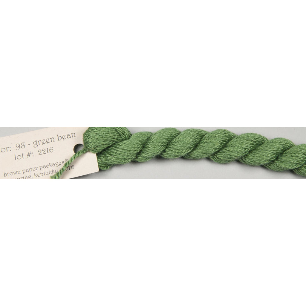 Silk & Ivory 098 Green Bean - KC Needlepoint