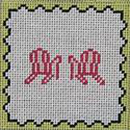 Chairs Square Canvas - KC Needlepoint