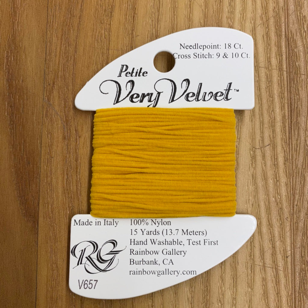 Petite Very Velvet V657 Gold - KC Needlepoint