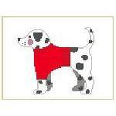 Dalmatian with Woof Canvas - KC Needlepoint