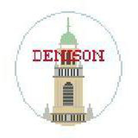 Denison Round Canvas - KC Needlepoint
