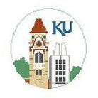 KU Round Canvas - KC Needlepoint