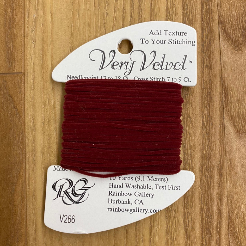 Very Velvet V266 Ruby - KC Needlepoint
