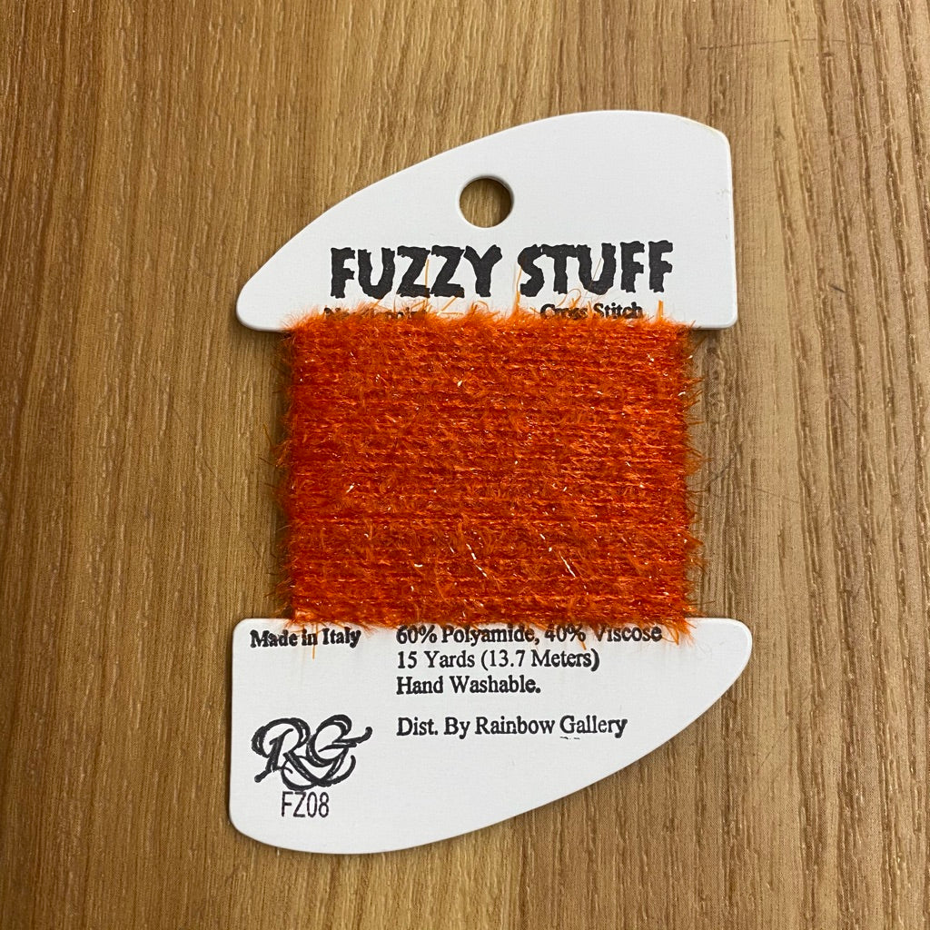 Fuzzy Stuff FZ08 Brite Orange - KC Needlepoint